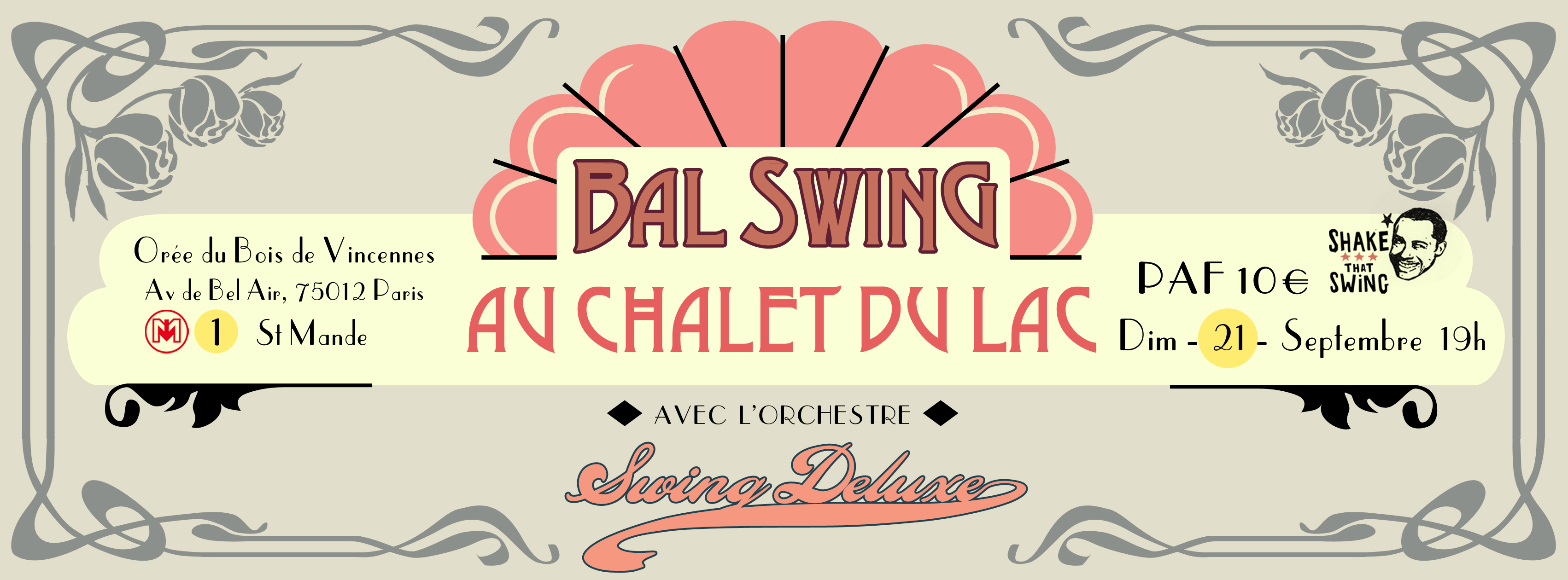 Bal Swing Chalet du Lac 21 septembre