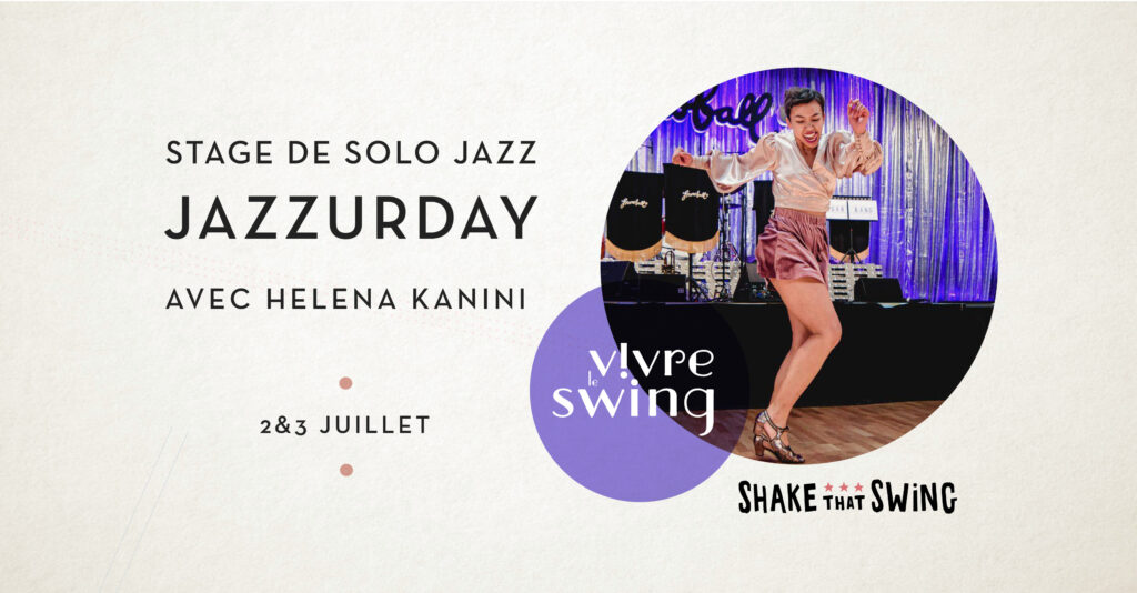 Stage Solo Jazz JAZZURDAY avec Helena Kanini – 2&3 juillet