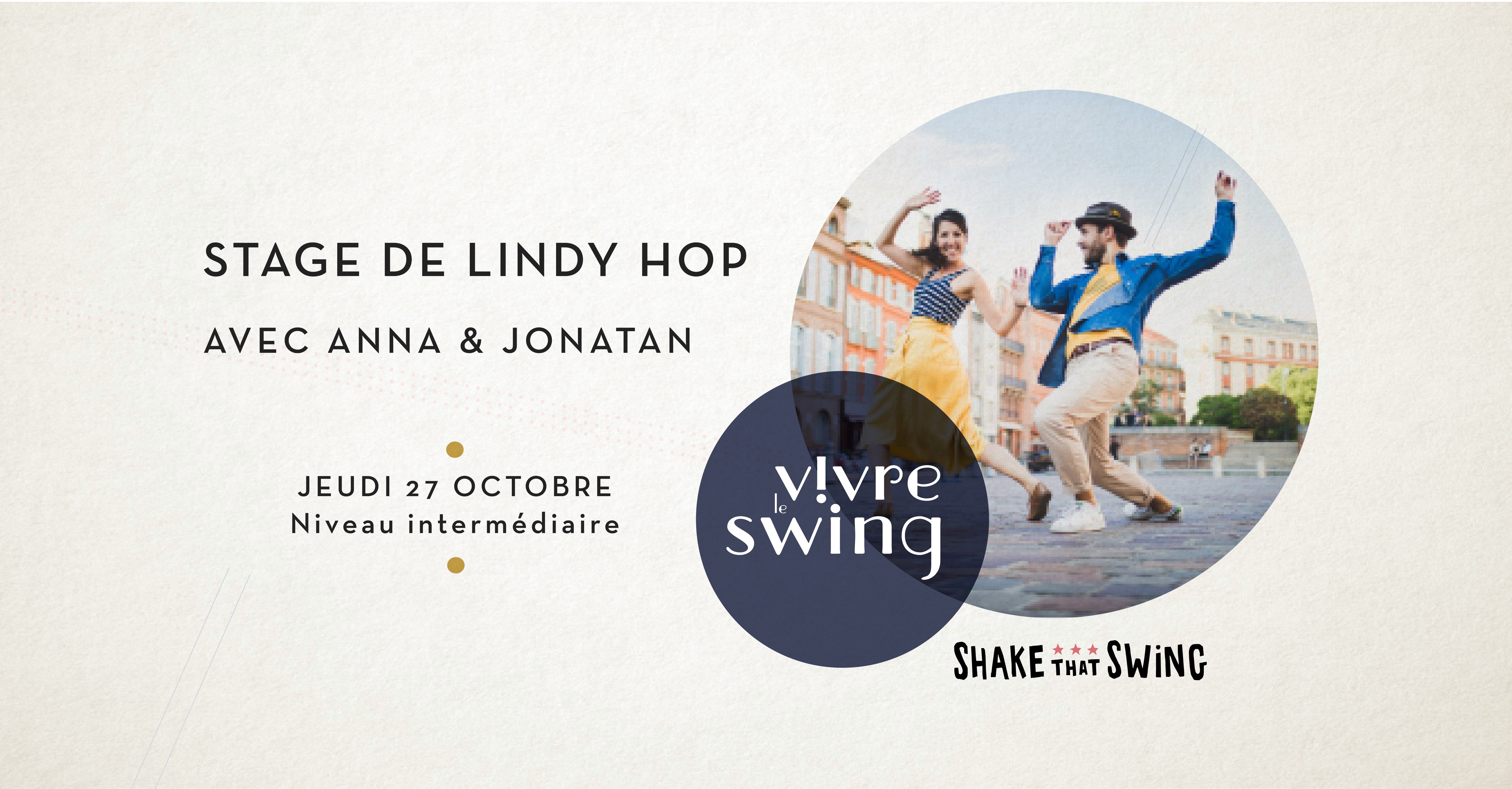 Stage de lindy hop avec Anna & Jonatan - 27 octobre