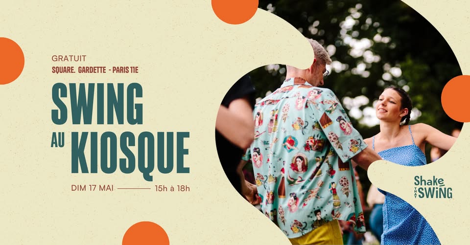 Apr&egrave;s-midi Swing au kiosque  - Paris 11e - 17 mai 2026