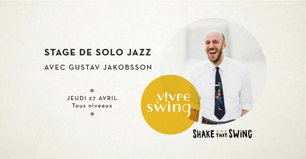 Stage de solo jazz avec Gustav Jakobsson - 27 avril