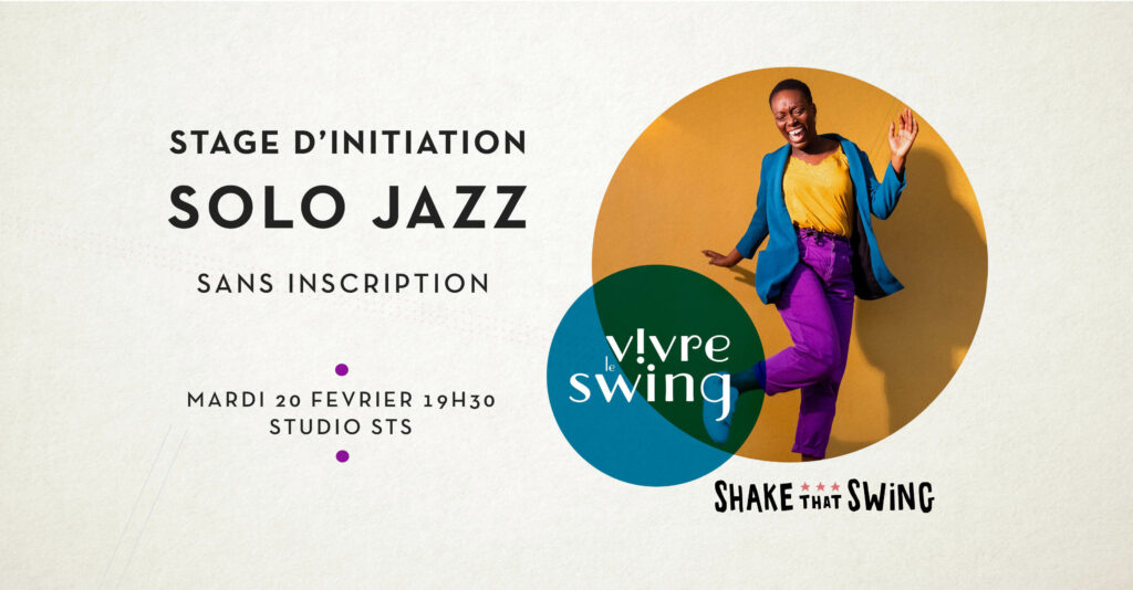 Stage débutant de Solo Jazz Charleston - mardi 20 février 2024