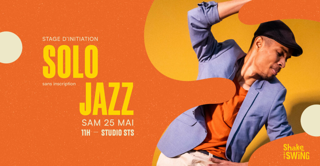Stage débutant de Solo Jazz Charleston - samedi 25 MAI 2024