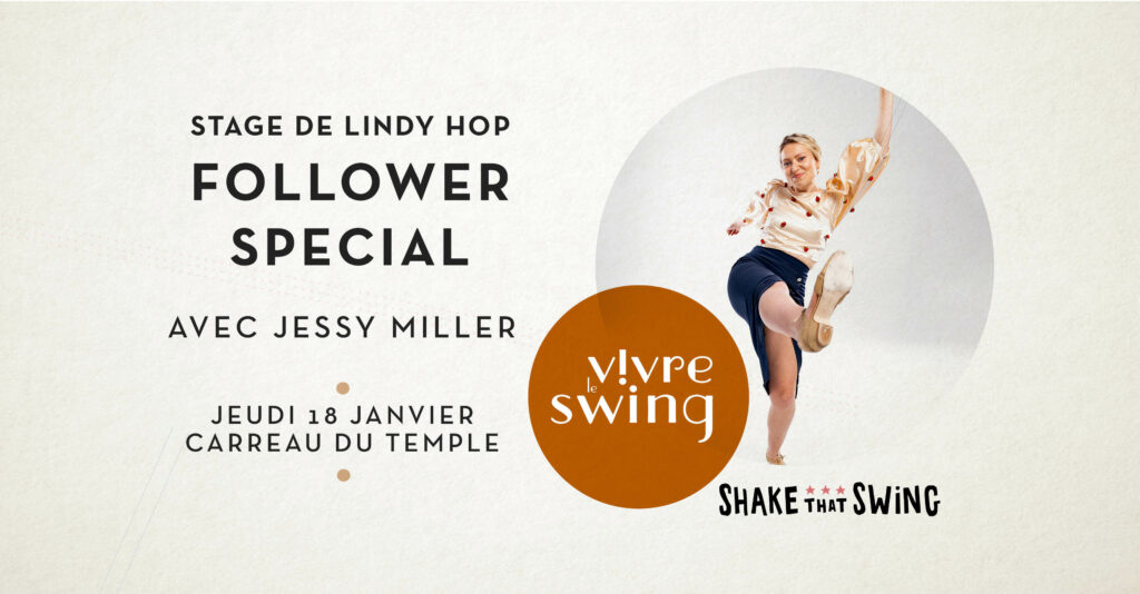 Stage de Lindy Hop avec Jessy Miller - 18 janvier 2024