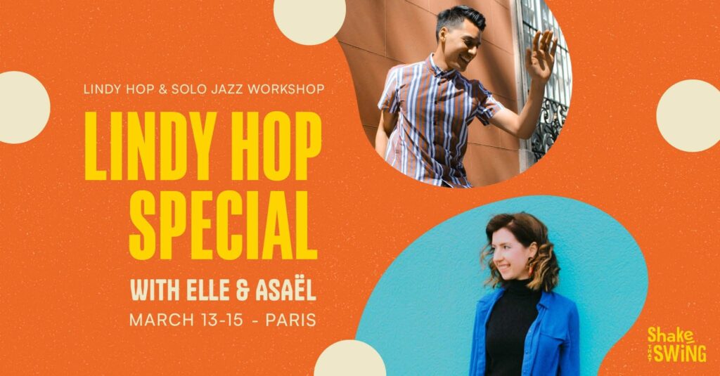 Stage de Lindy Hop avec Elle & Asael - 13 au 15 mars 2026